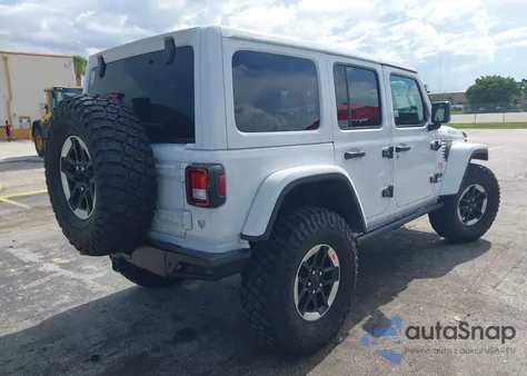 2021 Jeep Wrangler Unlimited Rubicon 4X4 z USA, uszkodzony, nr VIN 1C4HJXFG2MW620350